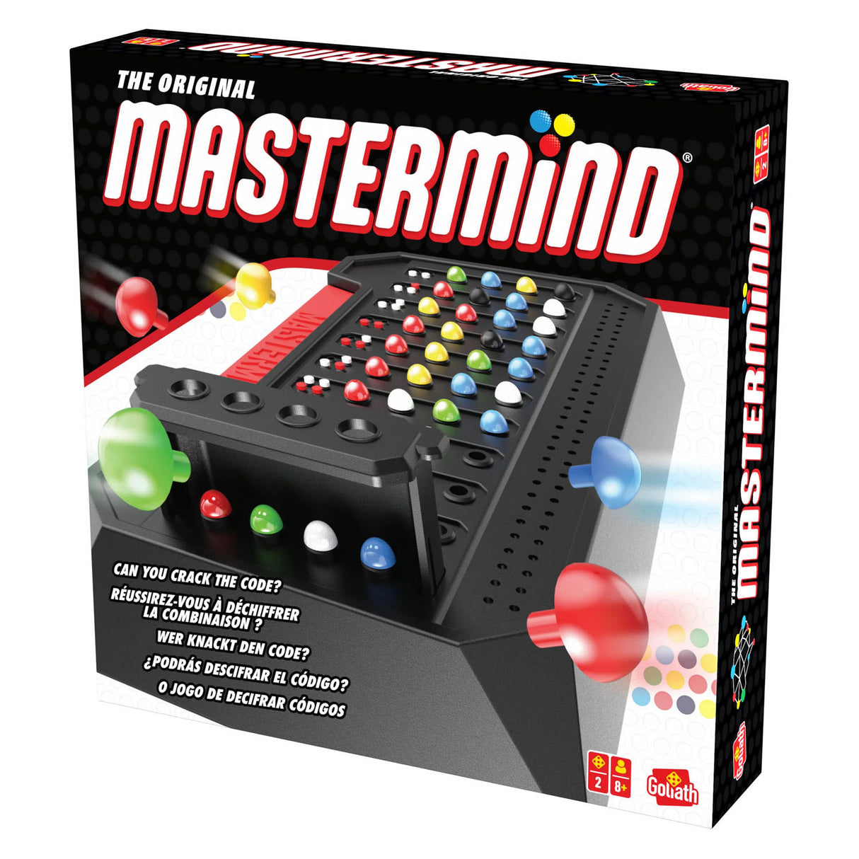 Goliath mastermind classic - denkspel - 2 spelers - code kraken