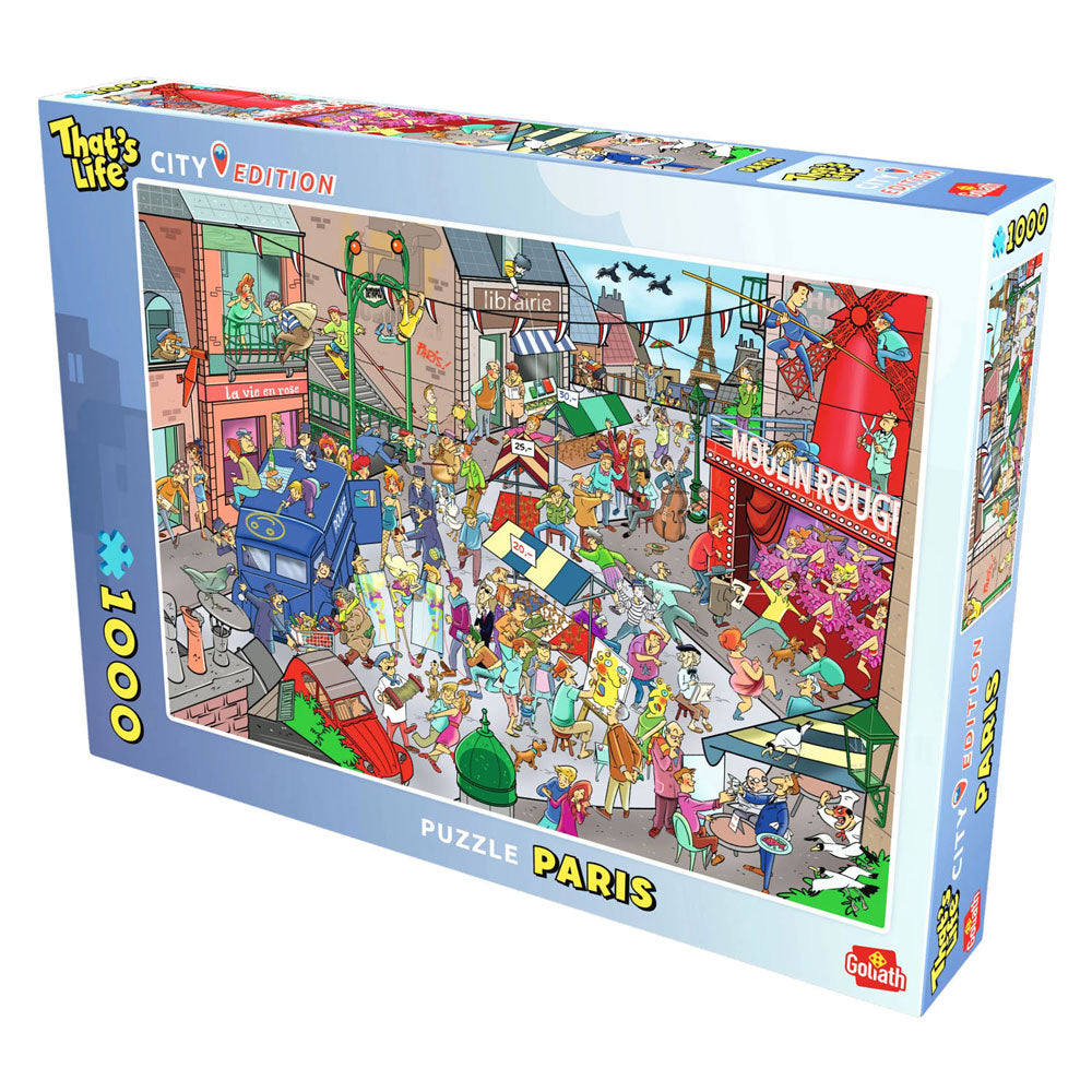 Goliath games golitath that's life city edition: parijs legpuzzel - 1000st.