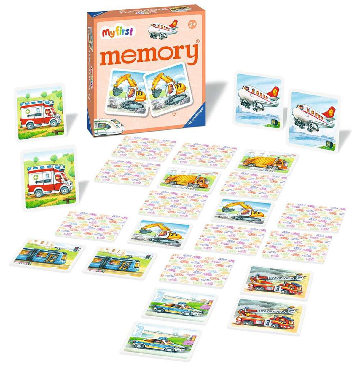 Ravensburger voertuigen memory