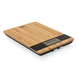Princess 492944 keukenweegschaal – digitaal - stijlvol bamboe – 1g tot 5kg - tarra functie