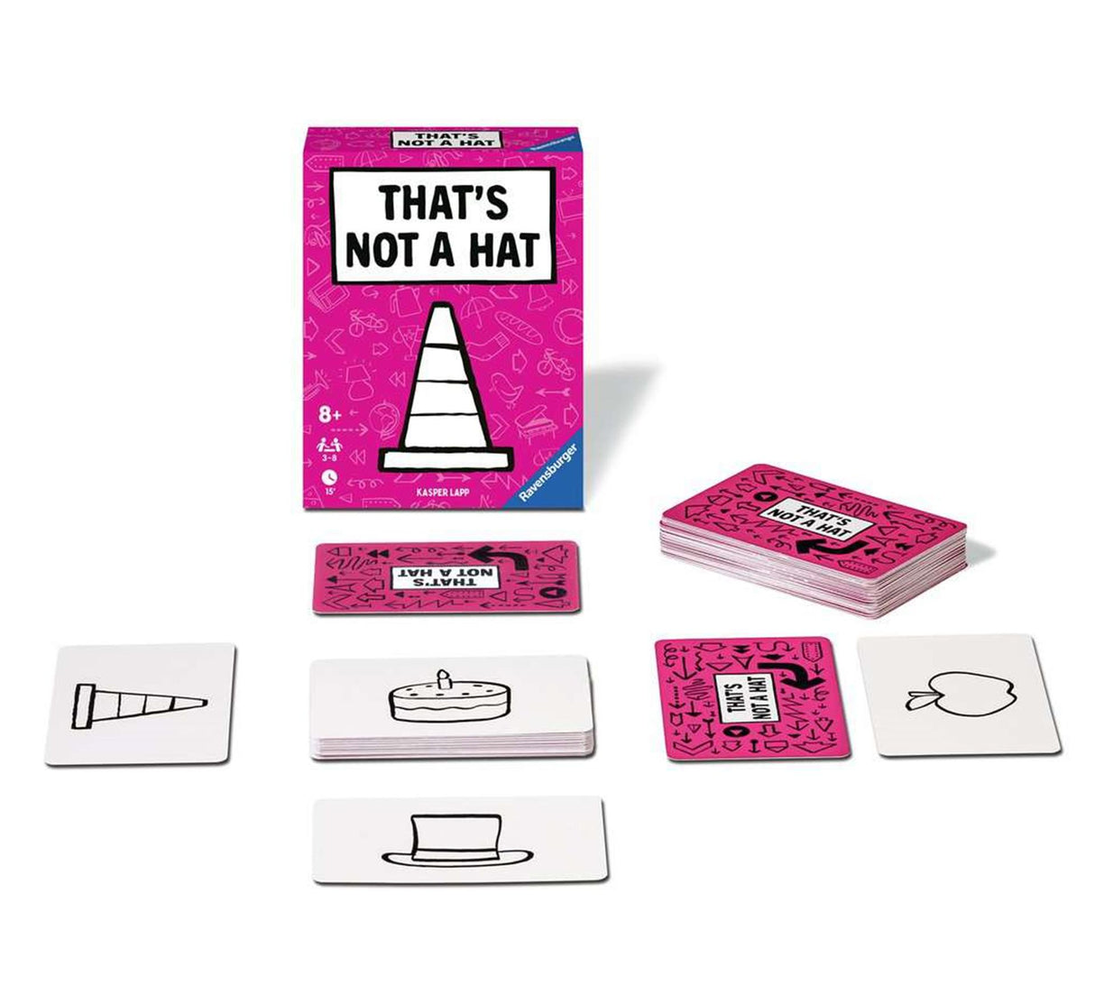 Ravensburger – that's not a hat - bluffend kaartspel voor familie en vrienden