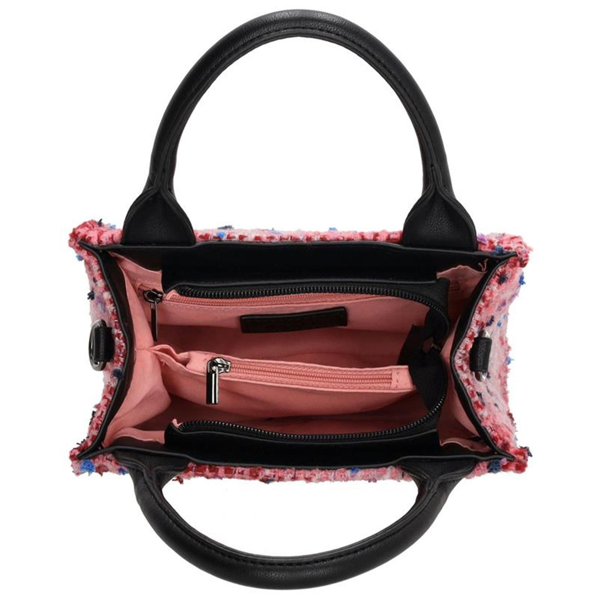 Charm london finsbury handtas roze-rood