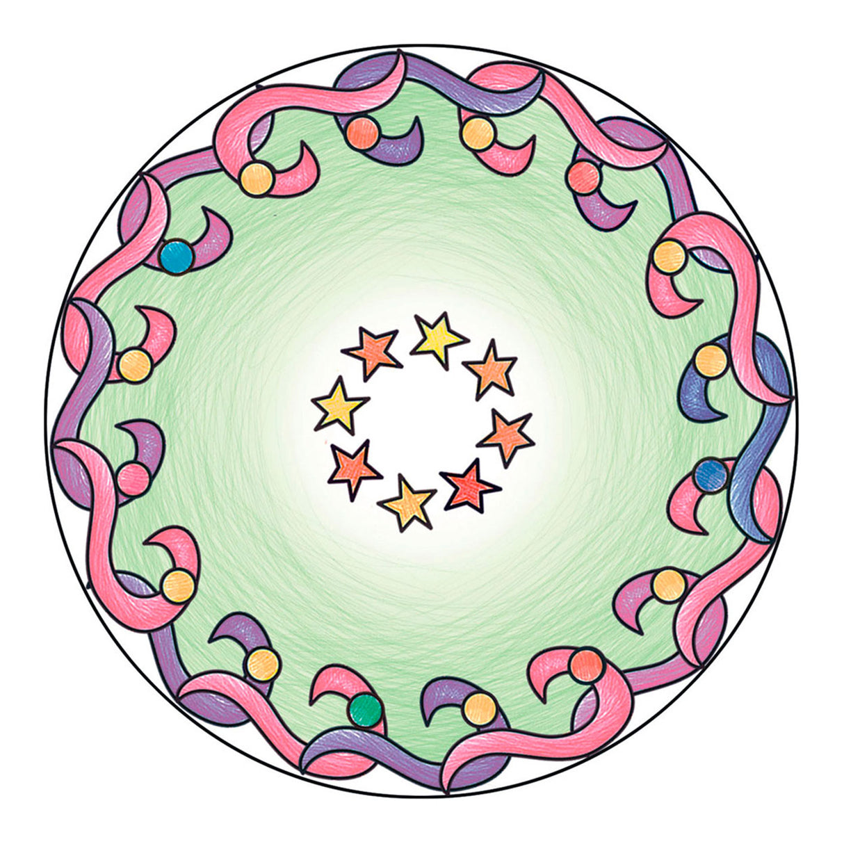 Mandala-designer ravensburger mini - paarden