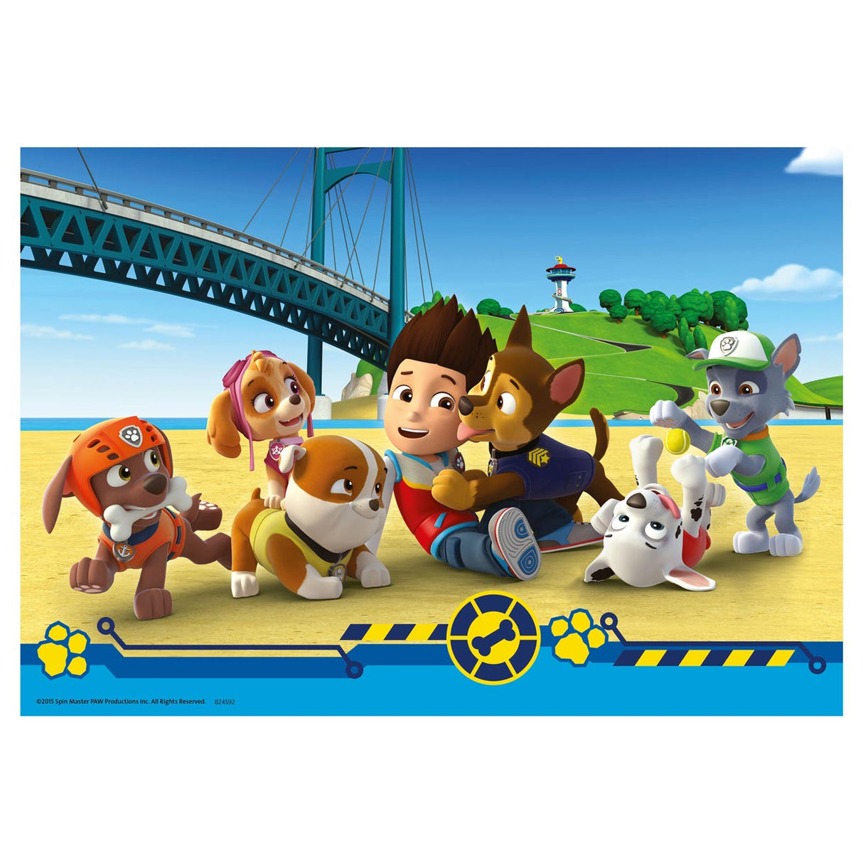 Ravensburger puzzel paw patrol: hulpvaardige speurneuzen - 2x24 stukjes - kinderpuzzel