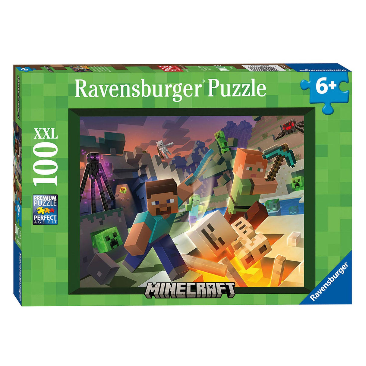 Ravensburger monster minecraft leguzzel, 100st.