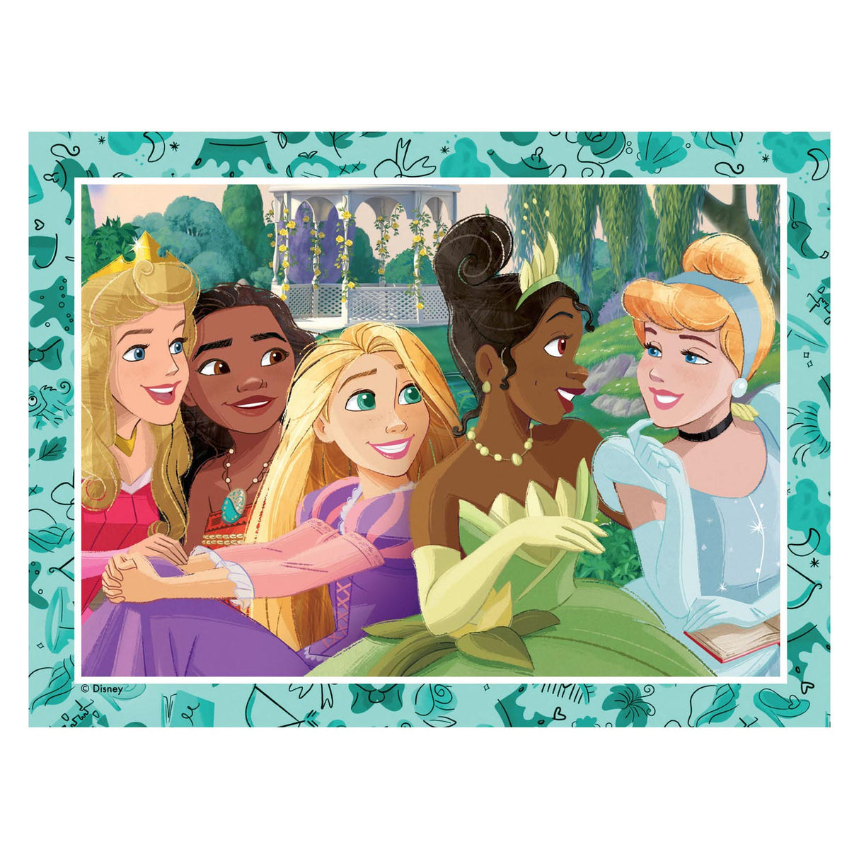 Ravensburger puzzel disney princess: wees wie je wilt zijn - legpuzzel - 12, 16, 20, 24 stukjes