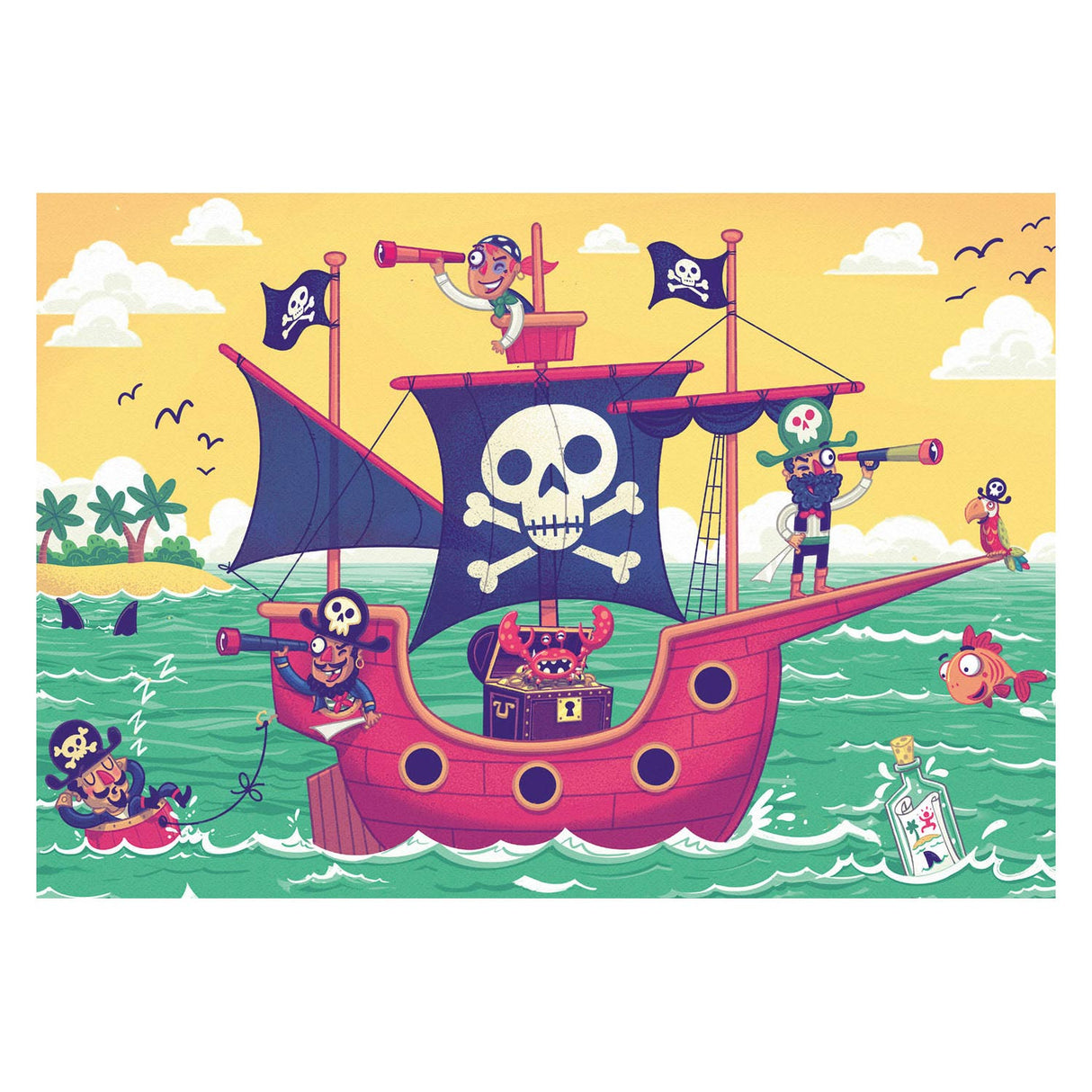 Ravensburger puzzle play - land in zicht, 2x24st.