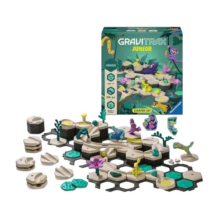 Gravitrax ravensburger - junior starter-set l – jungle thema