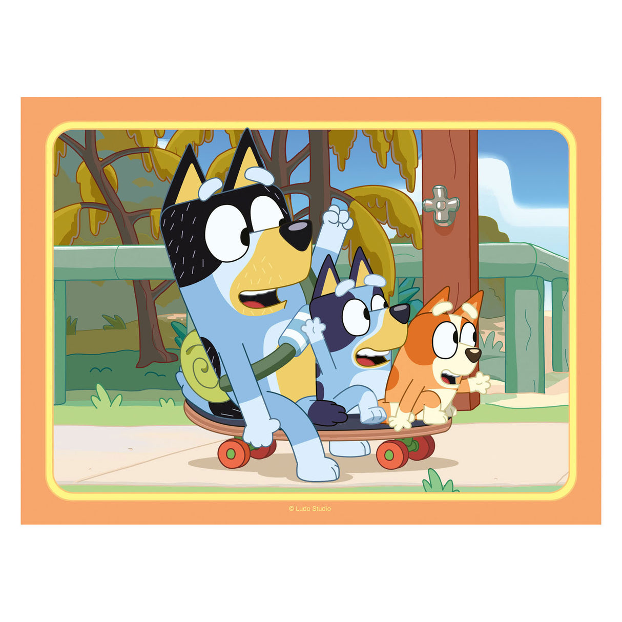 Ravensburger 4-in-1 puzzel bluey