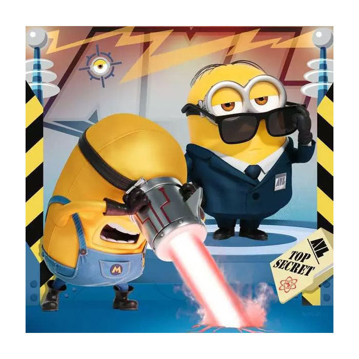 Ravensburger puzzel despicable me 4 - drie puzzels - 49 stukjes - kinderpuzzel