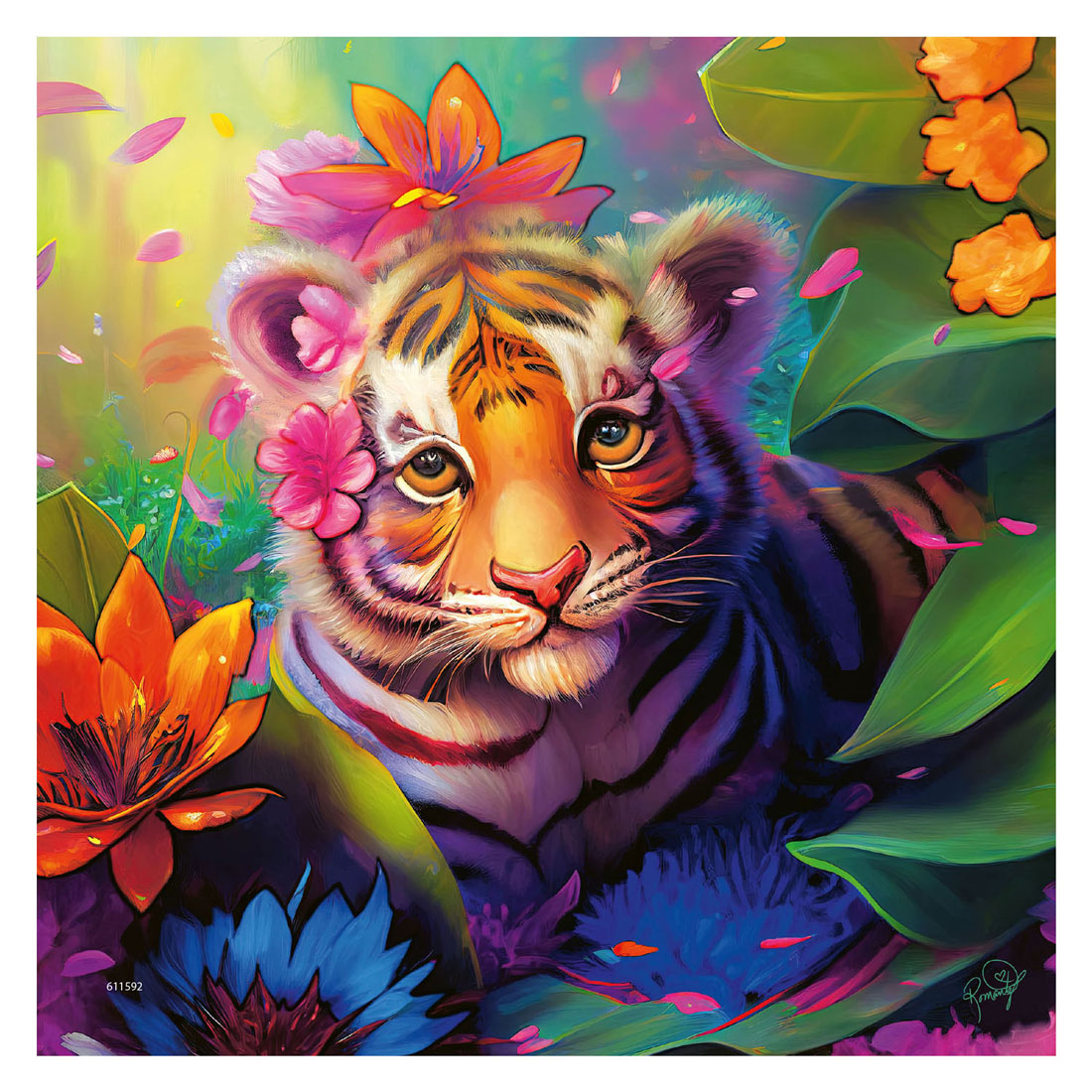 Ravensburger puzzel jungle babies - drie puzzels - 49 stukjes - kinderpuzzel