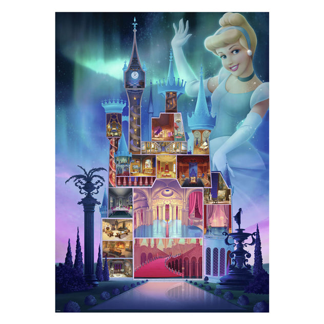 Ravensburger puzzel disney assepoester kasteel - 1000 stukjes.