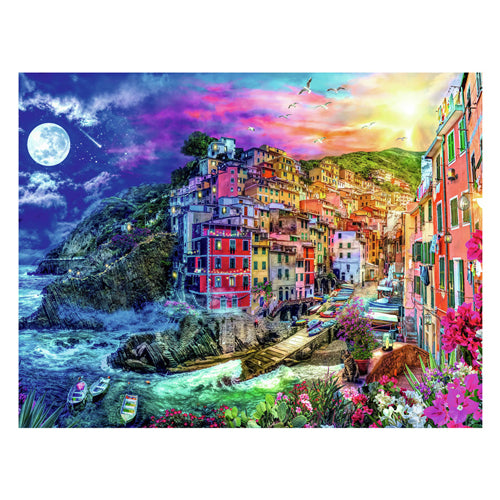 Ravensburger puzzel cinque terre - kleurrijke legpuzzel 2000 stukjes.