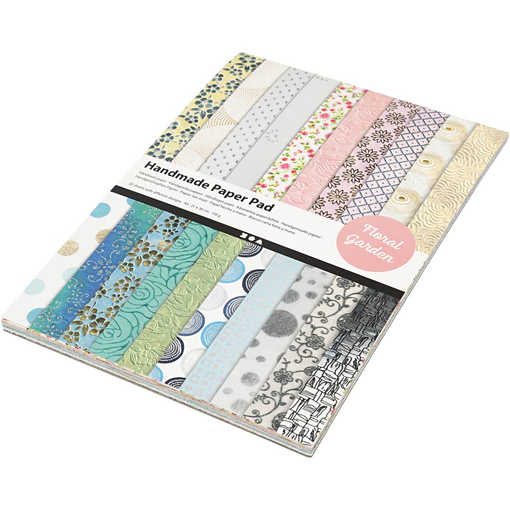 Creativ company https: www.cchobby.nl handgeschept-papier-a4-vel-210x297-mm-110-150-gr-20-vel-1-doos