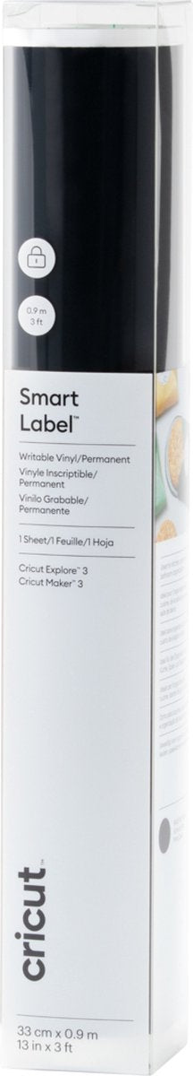Cricut smart vinyl™ permanent folie zwart