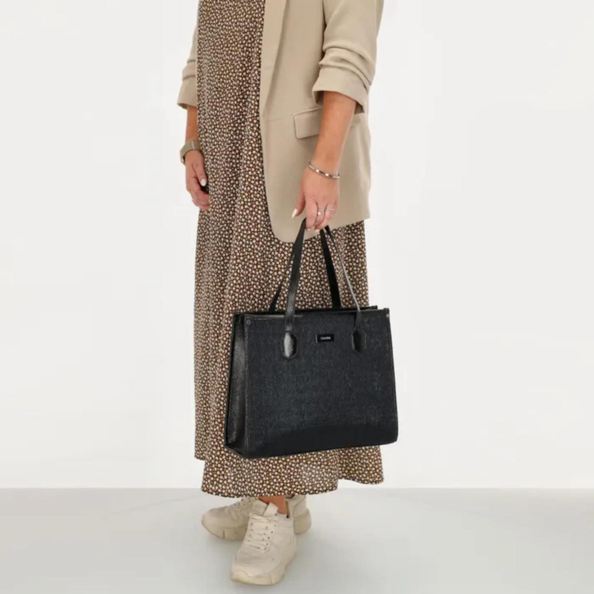 Charm london kingsway shopper zwart
