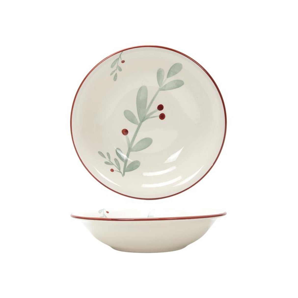 Svenska living bord diep 'berry' rood ø20,5cm