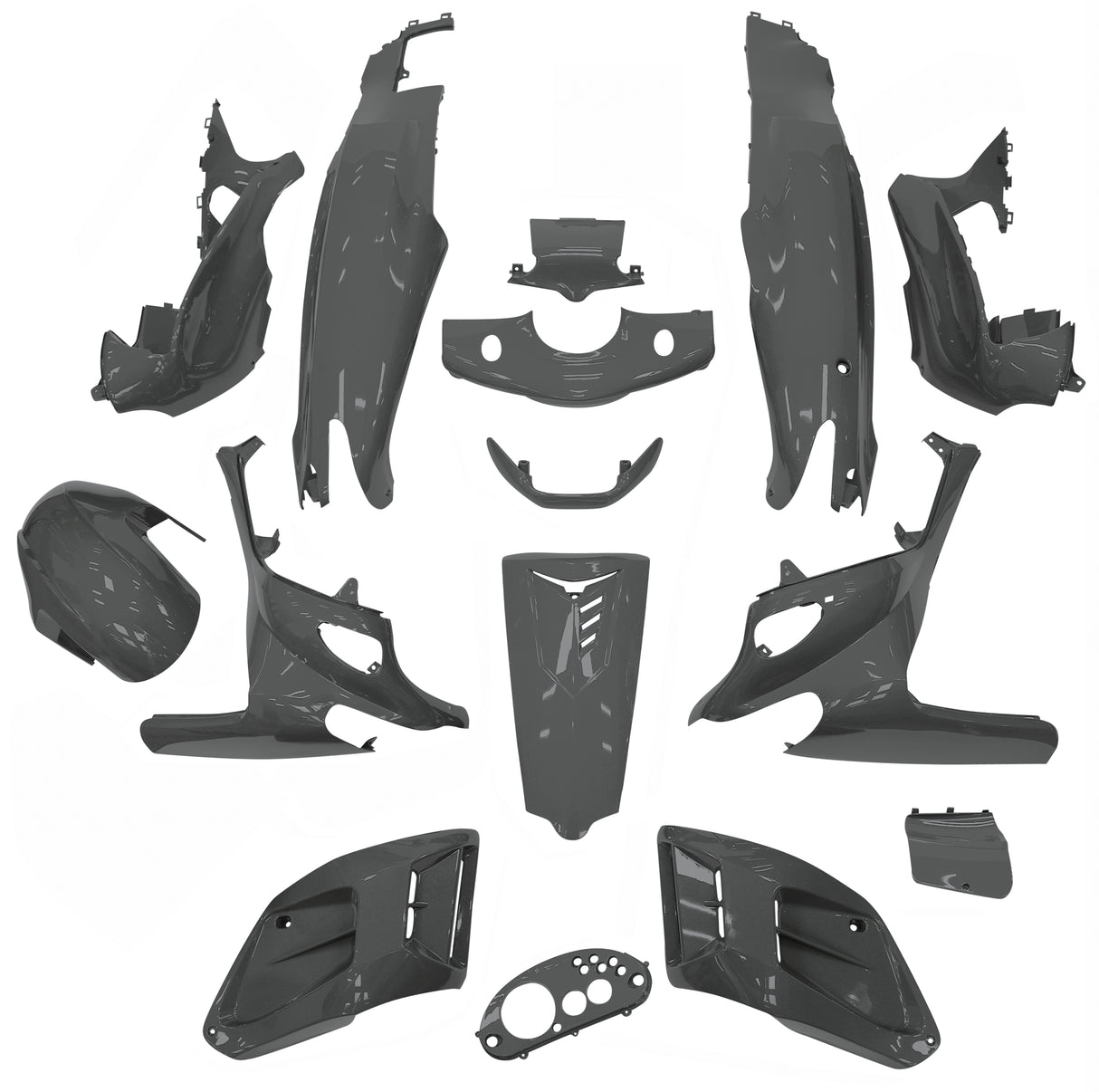Edge plaatset 15-delig voor gilera runner tot bouwjaar 08-2005 - nardo grey