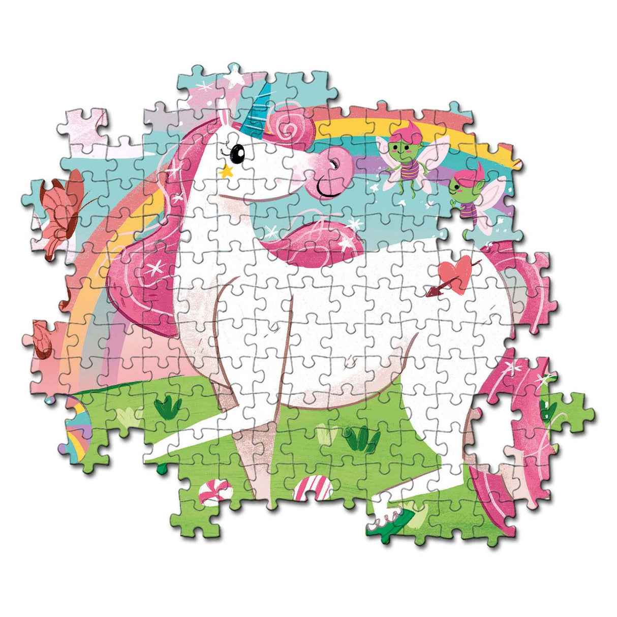 Clementoni puzzel 104pcs i believe in unicorns brilliant