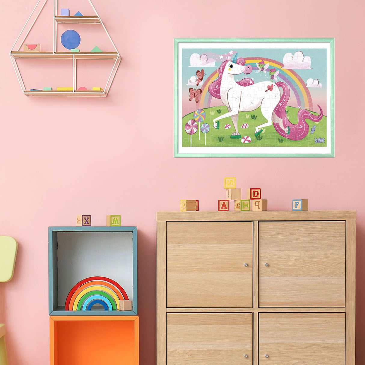 Clementoni puzzel 104pcs i believe in unicorns brilliant