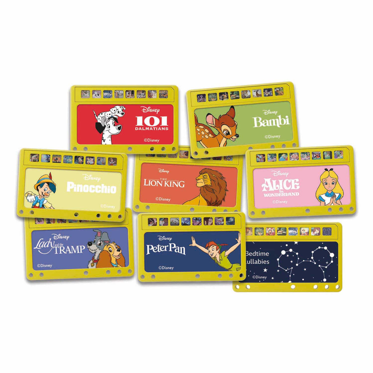 Clementoni disney storyteller verhalenprojector nederlands - verhalen projector met 8 kaarten en slaapliedjes - voorleesboek voor baby kind en peuter
