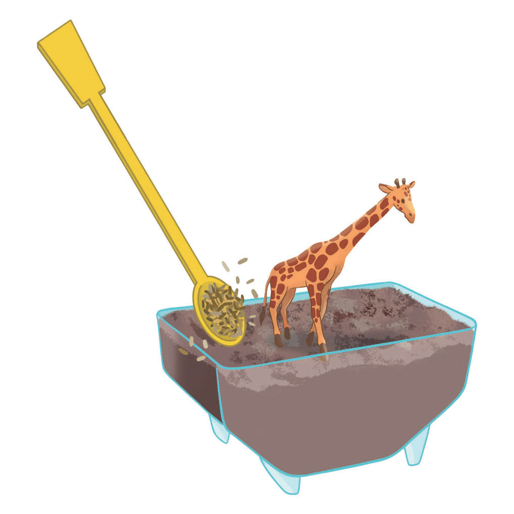 Clementoni wild terrarium giraffe | 2 stuks