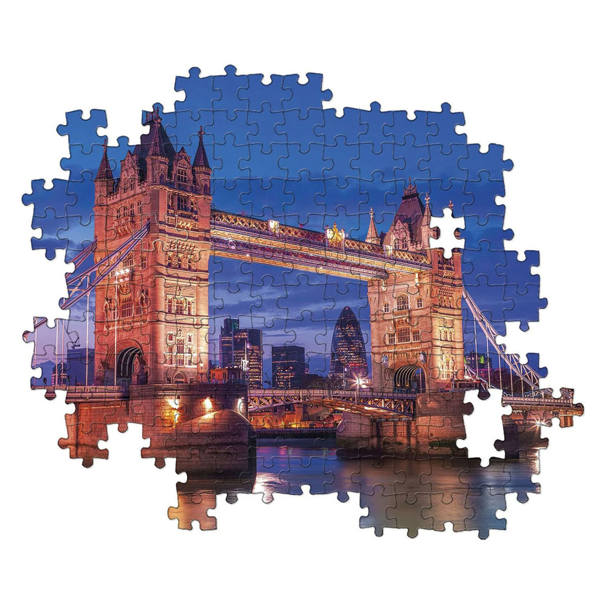 Clementoni legpuzzel tower bridge bij nacht - 1000st.