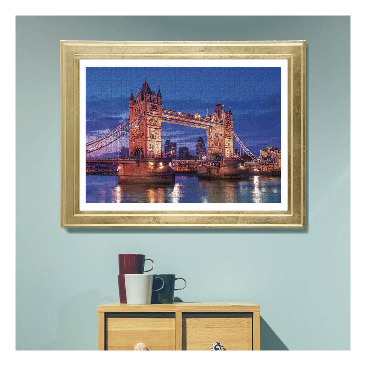 Clementoni legpuzzel tower bridge bij nacht - 1000st.