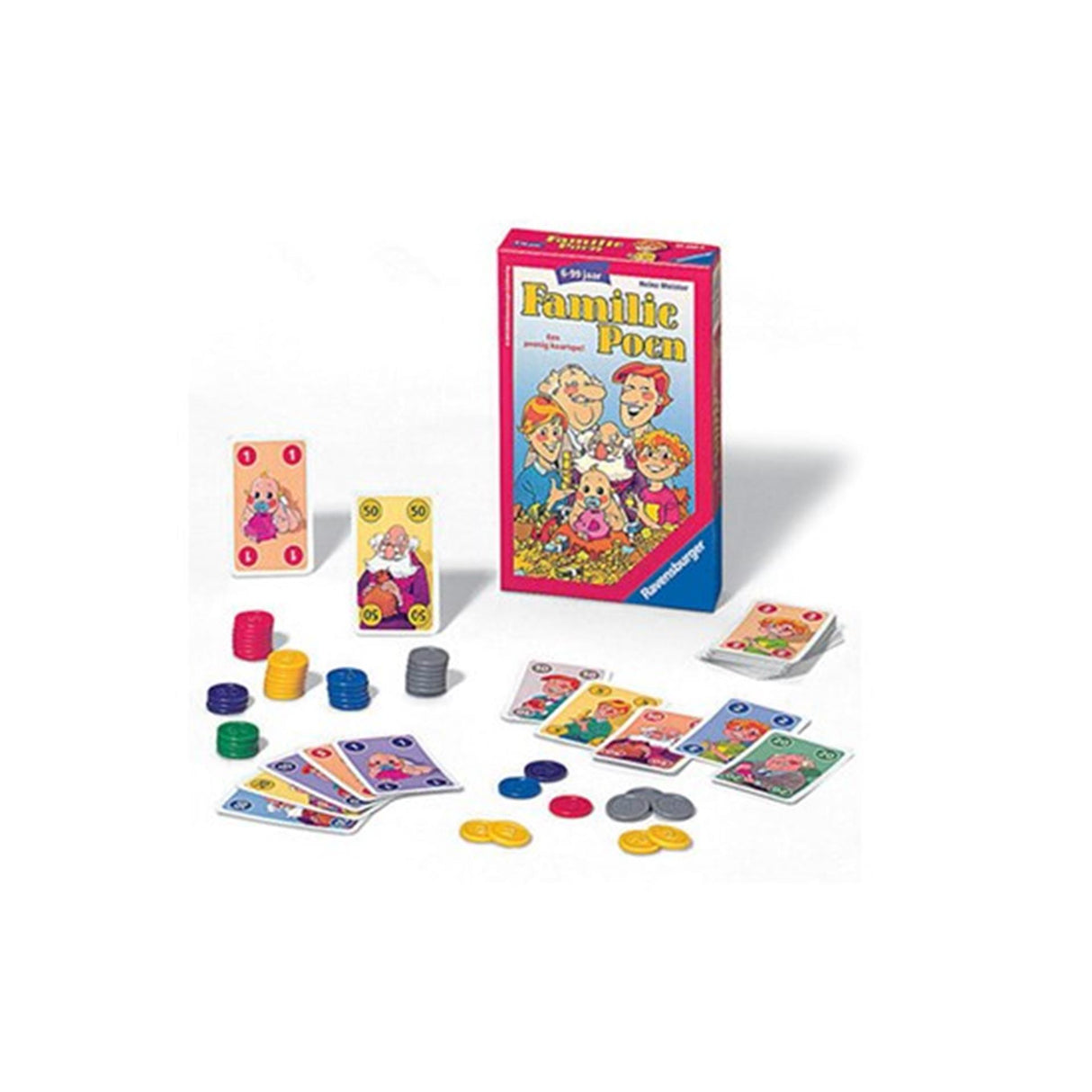 Ravensburger familie poen familie poen kaartspel