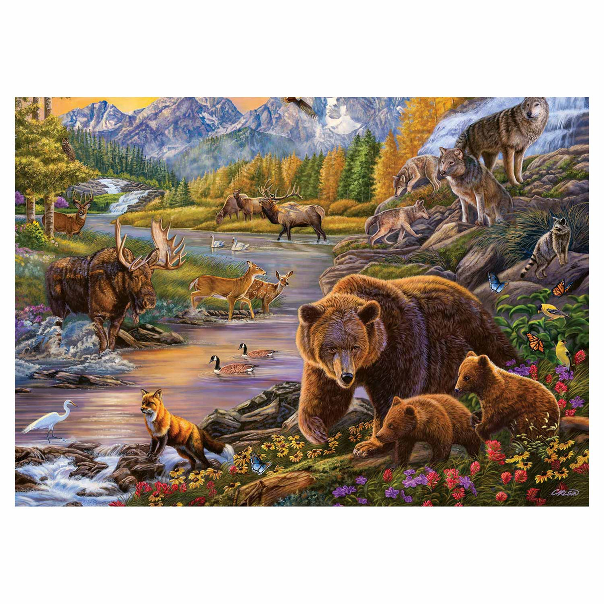 Ravensburger puzzel wildernis - legpuzzel - 500 stukjes