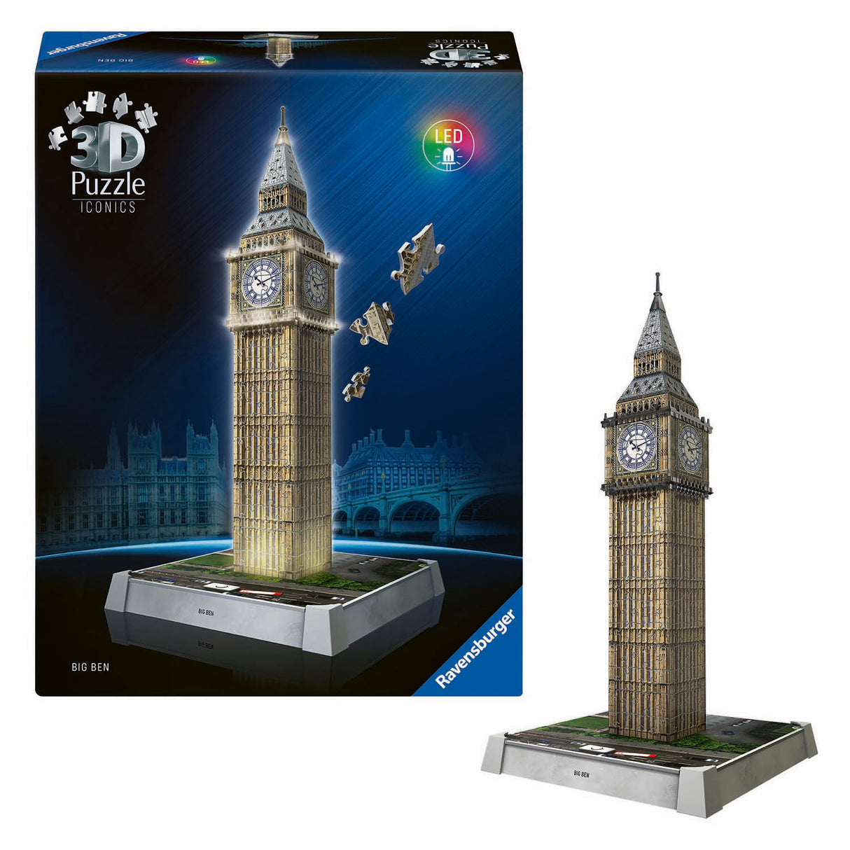 Ravensburger iconics 3d puzzel big ben met licht