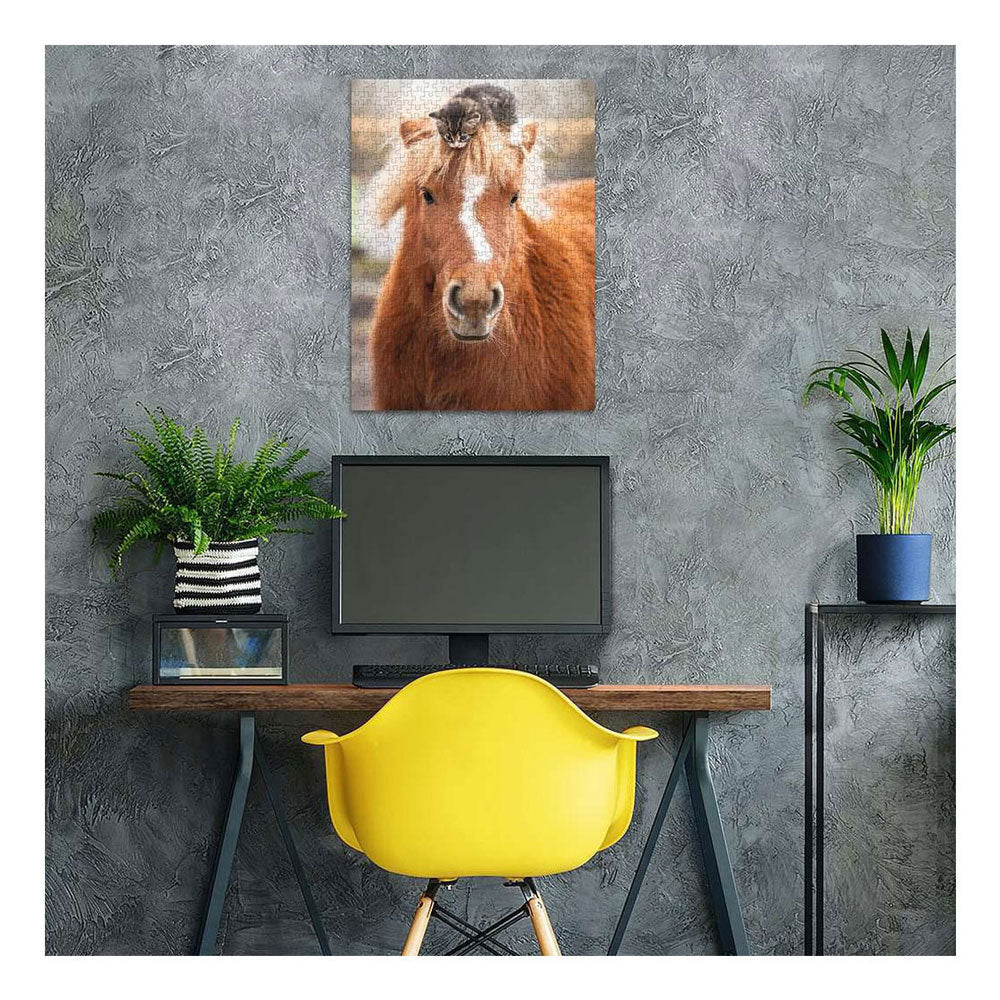 Ravensburger – pony and cat – legpuzzel – 500 stukjes