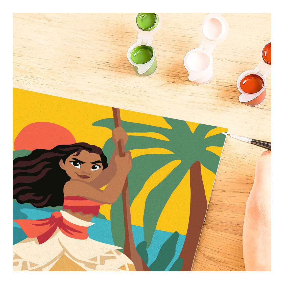 Ravensburger – creart: vaiana's adventures – schilderen op nummer