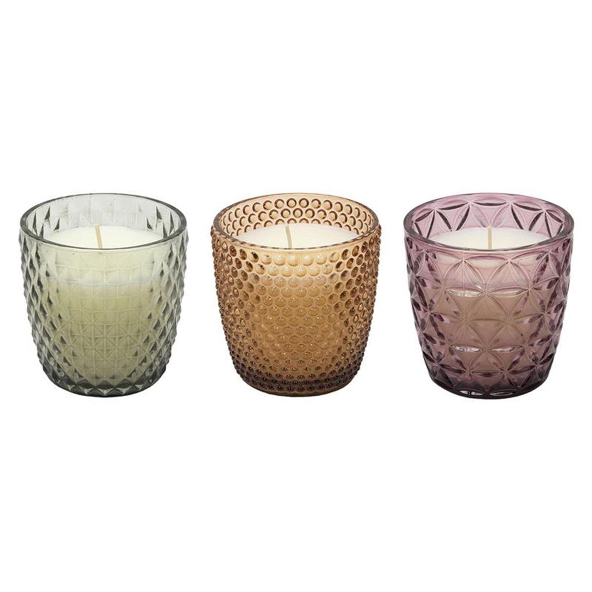 Svenska living geurkaars in glas ø9x9cm