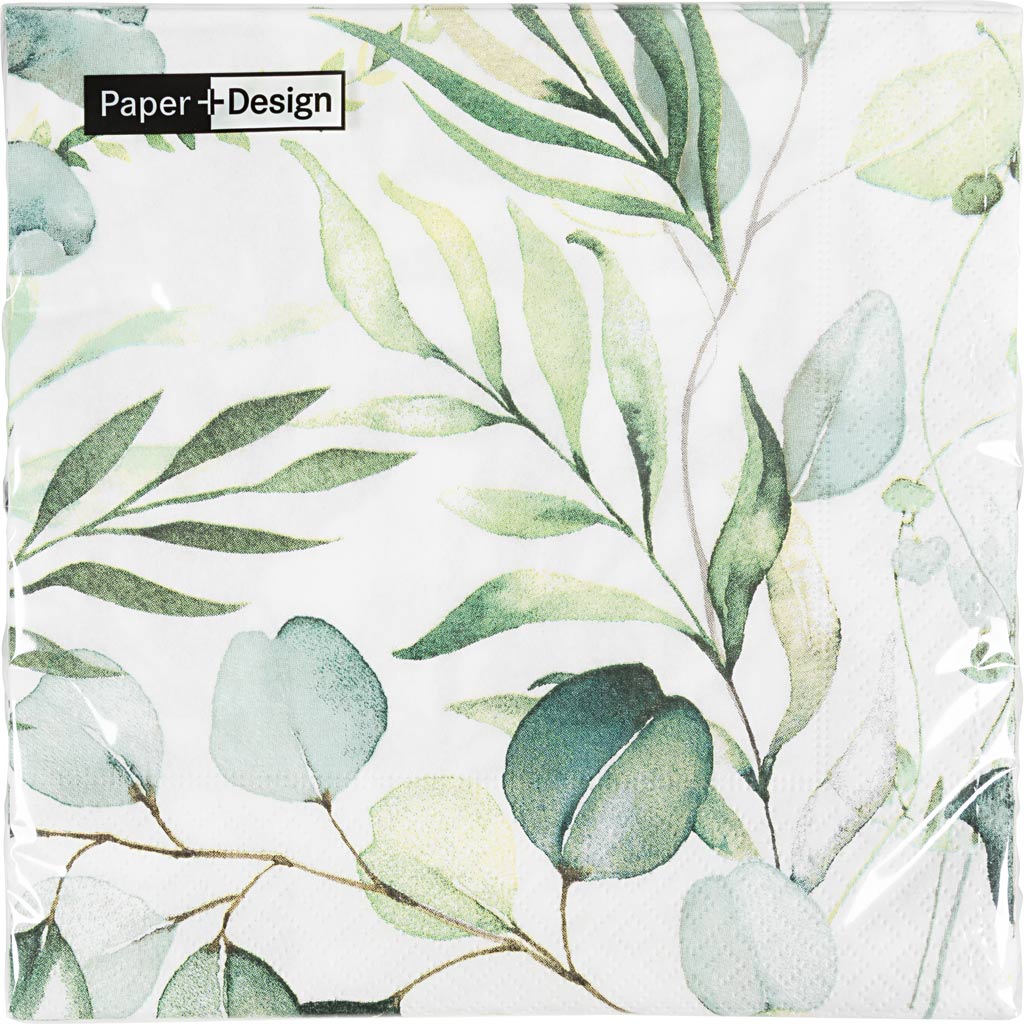 Https: www.cchobby.nl servetten-eucalyptusbladeren-afm-33-x-33-cm-20-stuk-1-doos