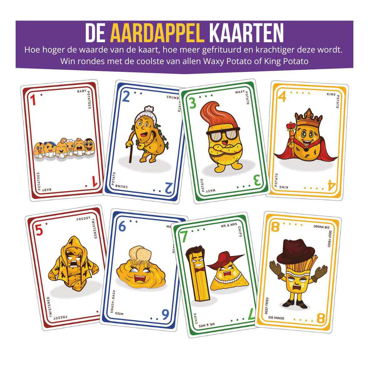 Fried potatoes kaartspel deep fried editie (nl)