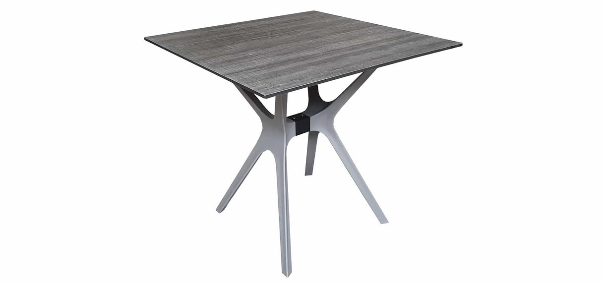 Sens tuintafel jasper 80x80cm donker grijs