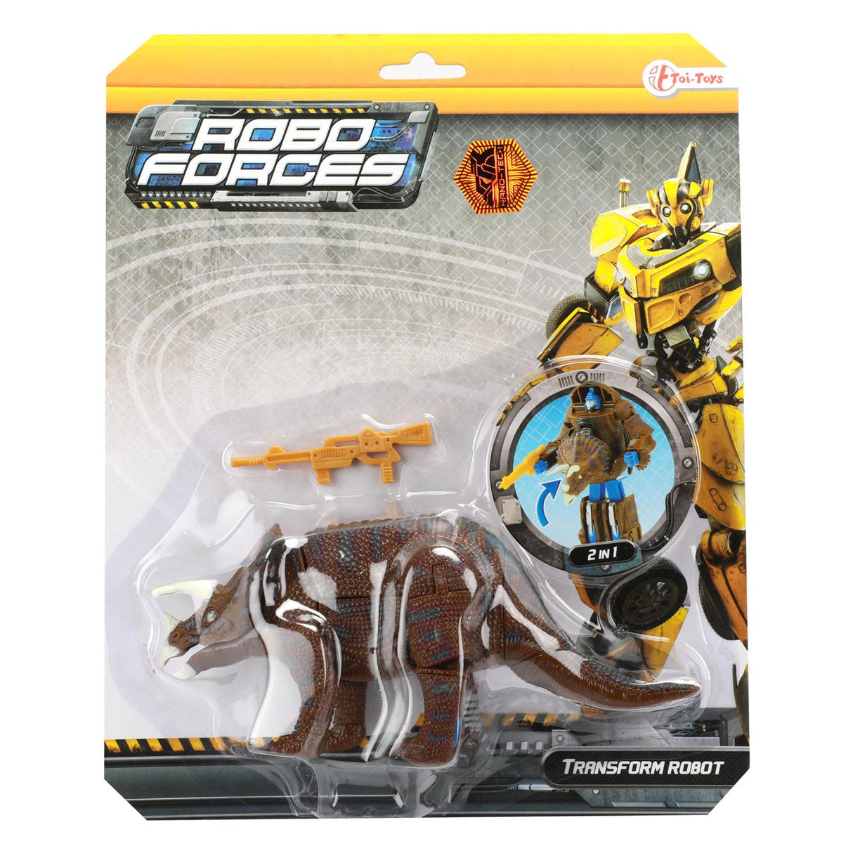 Roboforces veranderrobot dino, 17cm