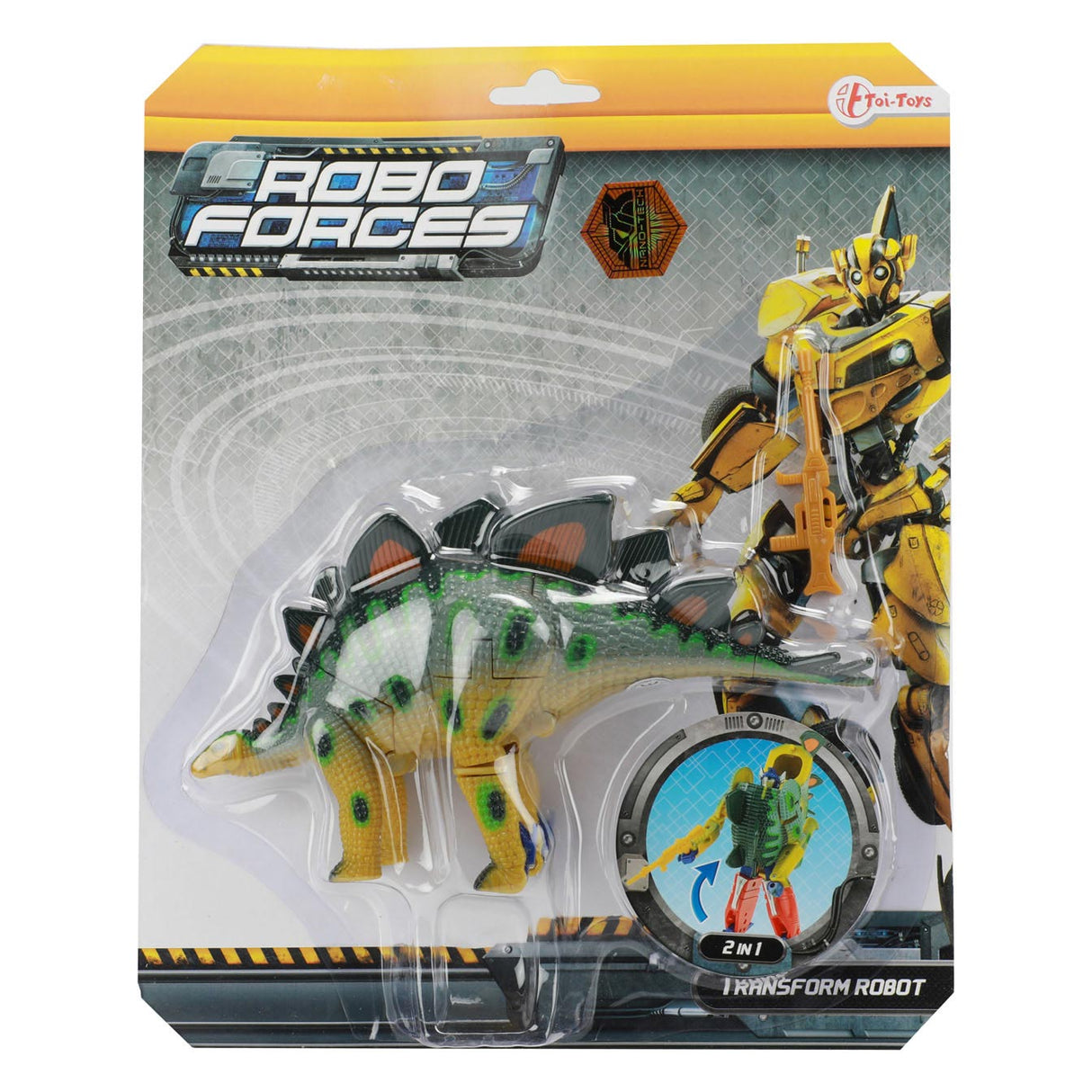 Roboforces veranderrobot dino, 17cm