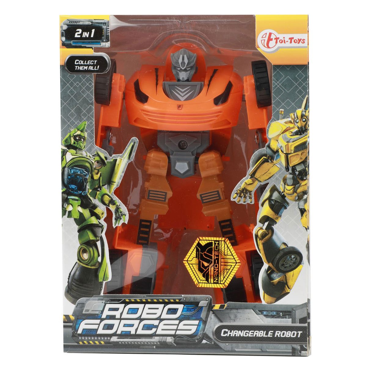 Roboforces transform robot toy car - uni