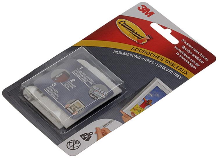 3m 1044678 - 17202c comm. schilderij strips small wit 8 card | 5 stuks