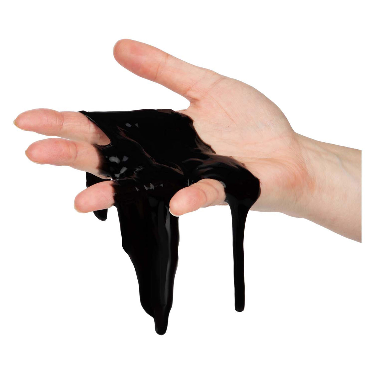 Toi-toys crazy slime zwarte slijm in mini olievat