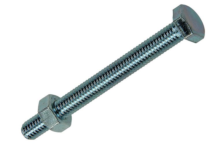 Mack 1007075 - tapbout + moer verzinkt 100 st 6 x 60 mm | 2 stuks