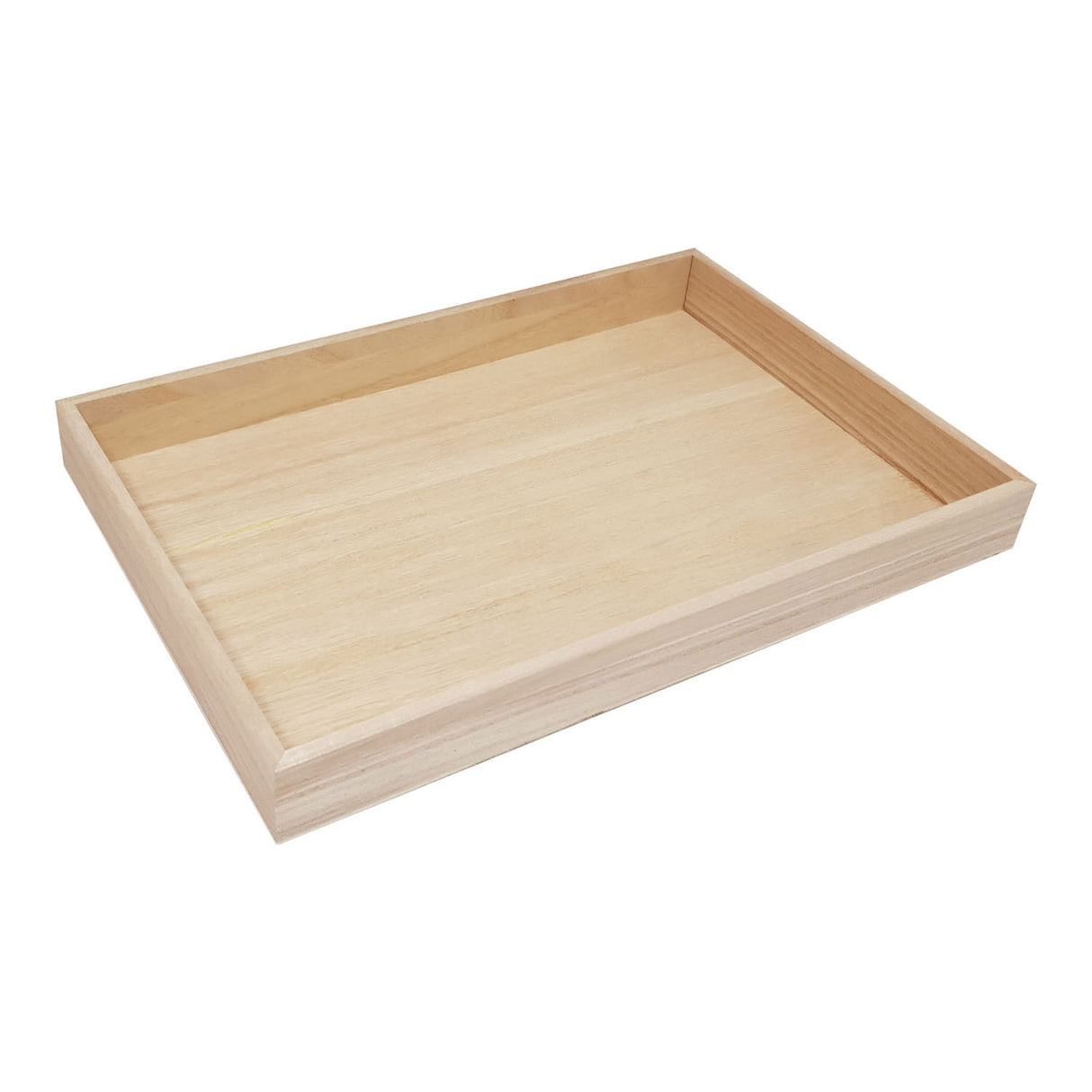 Playwood dienblad groot paulownia hout, 30,6x20,5cm