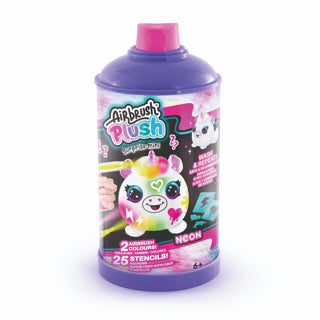Airbrush mystery mini pluche 1-pack neon | 6 stuks