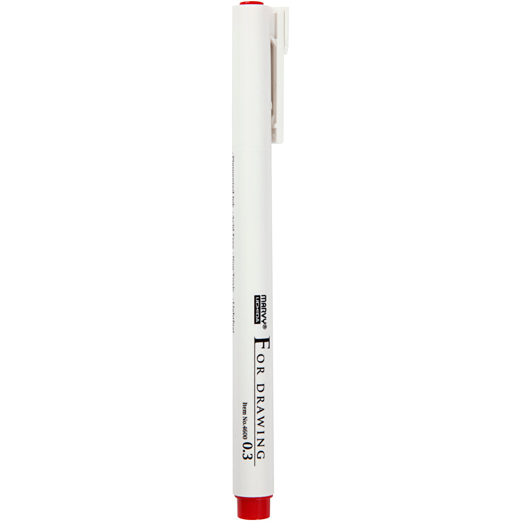 Https: www.cchobby.nl medallion-tekenpen-lijndikte-0-3-mm-rood-1-stuk