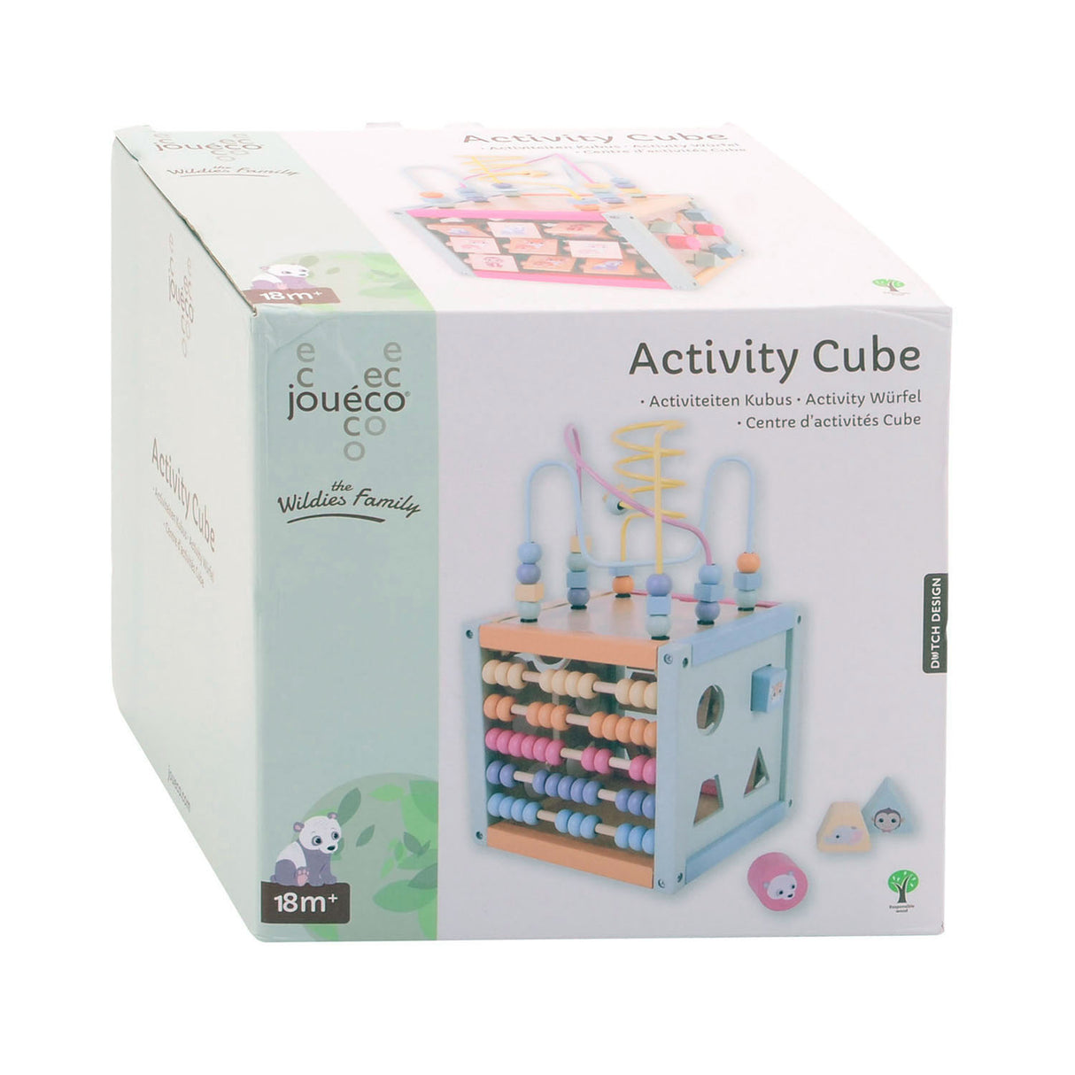 Jouéco ® - the wildies family activiteiten kubus