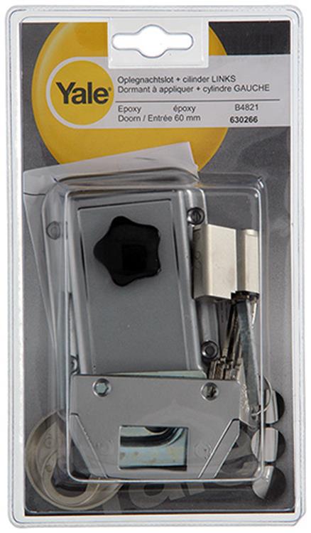 Yale 1019085 - 1 oplegnachtslot + cilinder l b4821 60mm | 1 stuks
