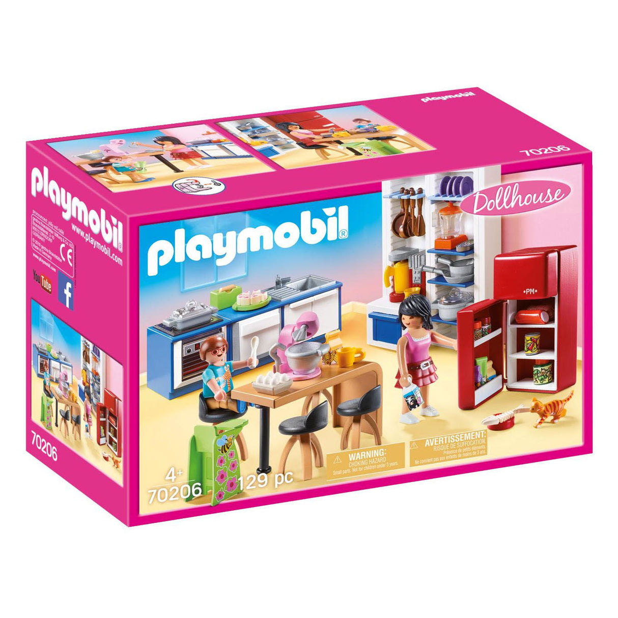 Playmobil dollhouse leefkeuken - 70206