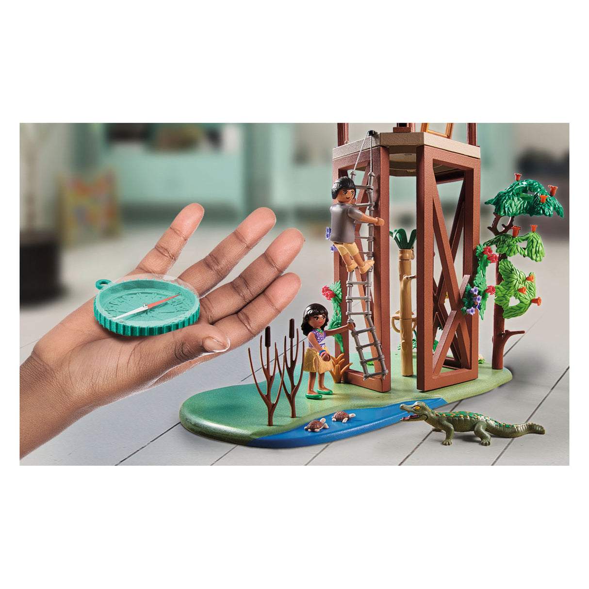 Playmobil wiltopia onderzoeksstation met kompas - 71008